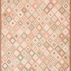 Contemporary American hooked rug, design 1064E