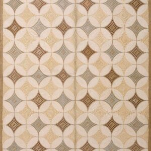 Contemporary American hooked rug, design 1070C