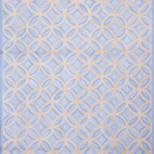 Contemporary American hooked rug, design 1071M1