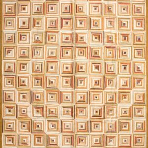 Contemporary American hooked rug, design 1072