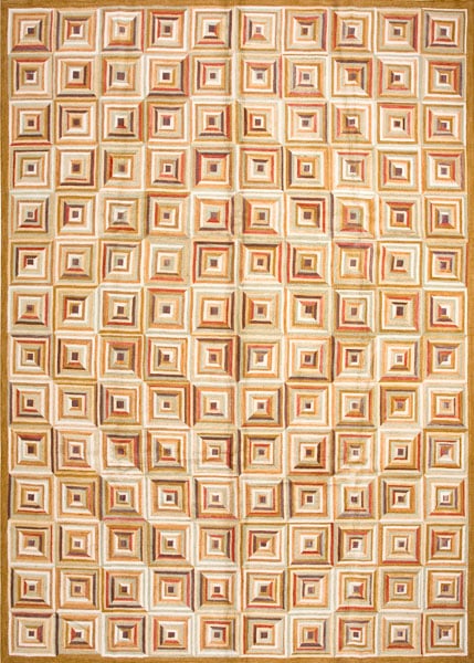 Contemporary american hooked rug, design 1072 1 Contemporary american hooked rug, design 1072