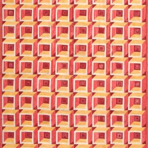 Contemporary American hooked rug, design 1073