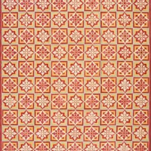 Contemporary American hooked rug, design 1075