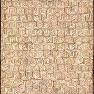 Contemporary American hooked rug, design 1076