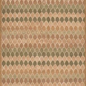 Contemporary American hooked rug, design 1086