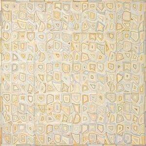 Contemporary American hooked rug, design 1090C