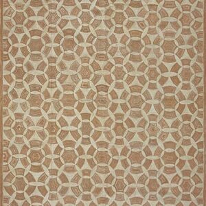 Contemporary American hooked rug, design 1092