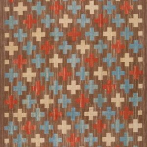 Contemporary American hooked rug, design 1094