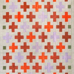 Contemporary American hooked rug, design 1094B