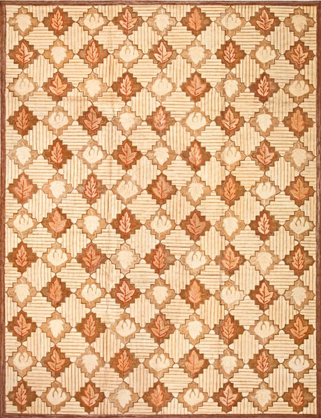 Contemporary american hooked rug, design 1103 1 Contemporary american hooked rug, design 1103