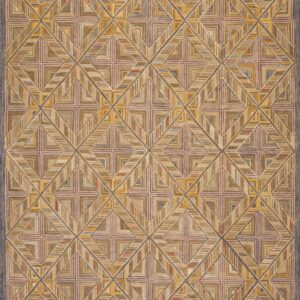 Contemporary American hooked rug, design 1108