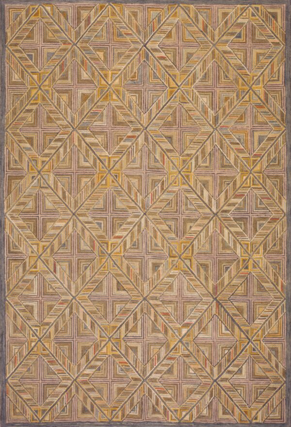 Contemporary american hooked rug, design 1108 1 Contemporary american hooked rug, design 1108