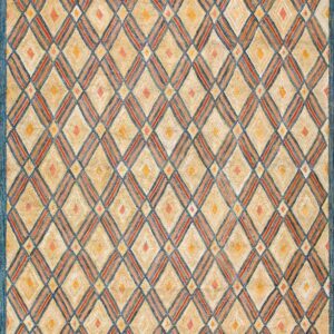 Contemporary American hooked rug, design 1109