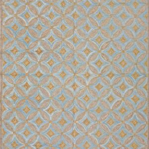 Contemporary American hooked rug, design 1115
