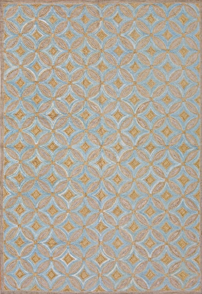 Contemporary american hooked rug, design 1115 1 Contemporary american hooked rug, design 1115