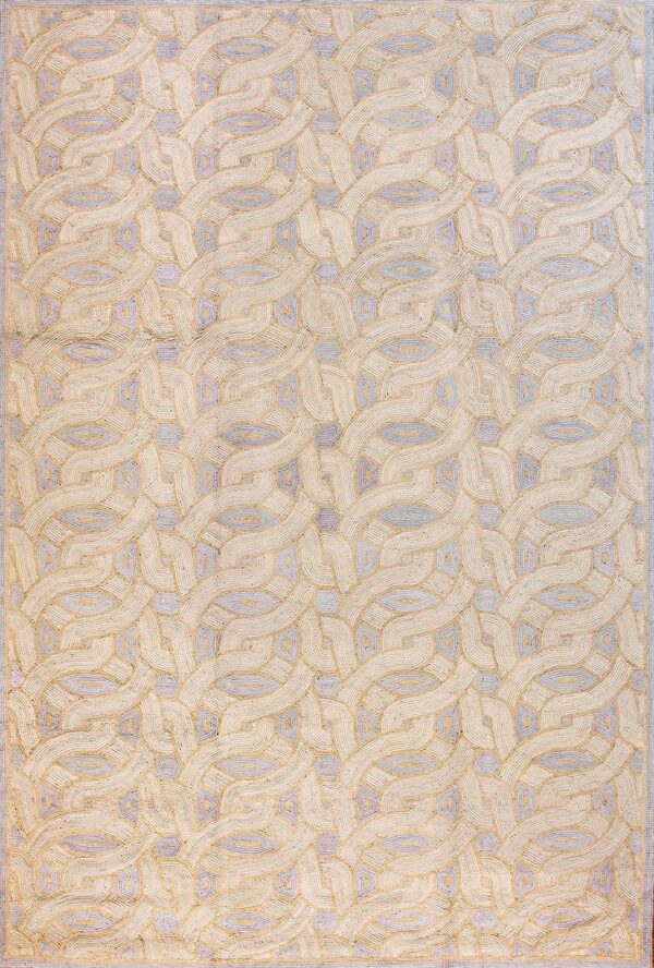 Contemporary american hooked rug, design 1116g 1 Contemporary american hooked rug, design 1116g