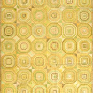 Contemporary American hooked rug, design 1128