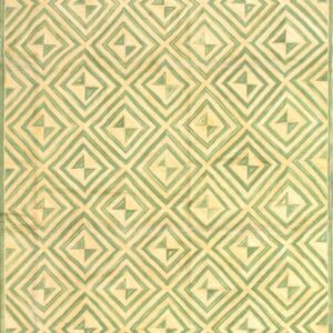 Contemporary American hooked rug, design 1129B