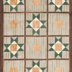 Contemporary American hooked rug, design 1144C