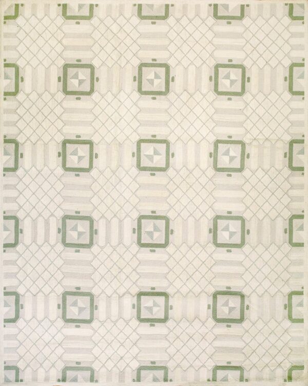 Contemporary american hooked rug, design 1173c