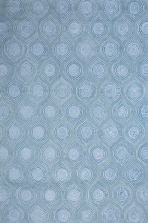 Contemporary american hooked rug, design 1175