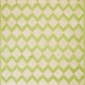 Contemporary American hooked rug, design 1185