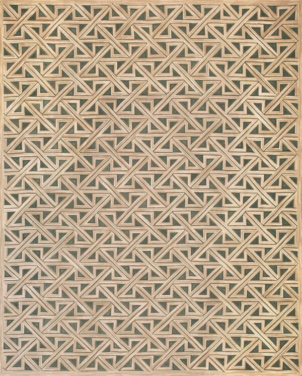 Contemporary american hooked rug, design 1188 1 Contemporary american hooked rug, design 1188