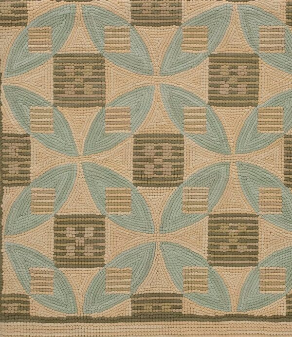 Contemporary american hooked rug, design 1253a 1 Contemporary american hooked rug, design 1253a