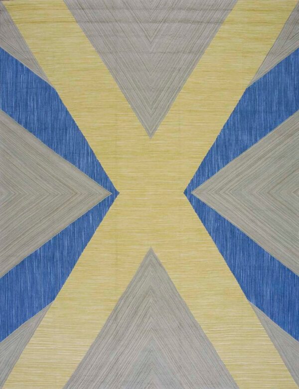 Contemporary american hooked rug, design 1283