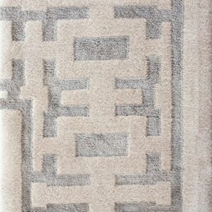 Contemporary American hooked rug, design 13015B