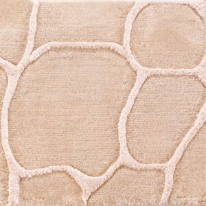 Contemporary American hooked rug, design 13022