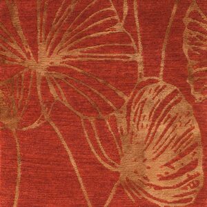 Contemporary American hooked rug, design 13026A