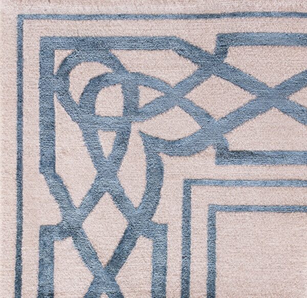 Contemporary american hooked rug, design 13035b