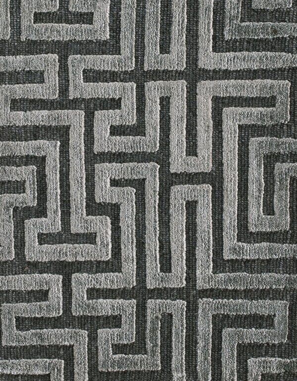 Contemporary nepali rug, design 13043 1 Contemporary american hooked rug, design 13043