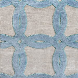 Contemporary American hooked rug, design 13045B