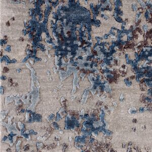 Contemporary American hooked rug, design 13047F
