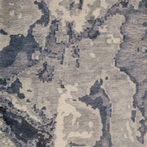 Contemporary American hooked rug, design 13052E