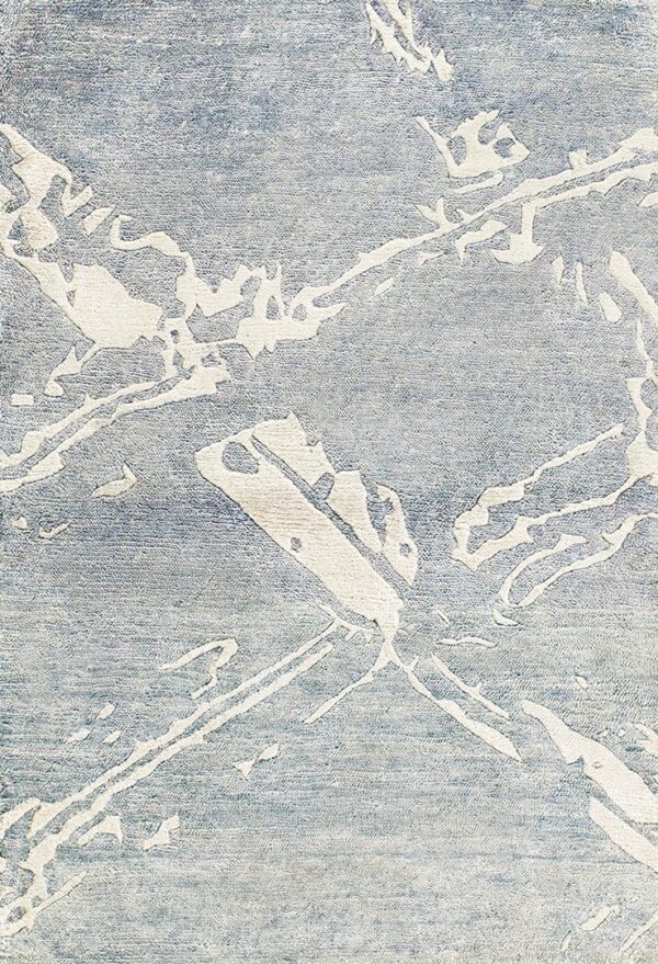 Contemporary tibetan rug, design 13053 1 Contemporary american hooked rug, design 13053