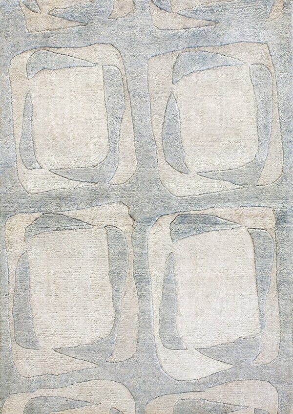 Contemporary american hooked rug, design 13054