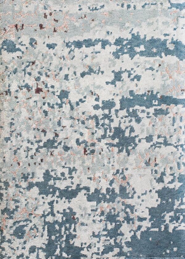 Contemporary tibetan rug, design 13057b 1 Contemporary american hooked rug, design 13057b