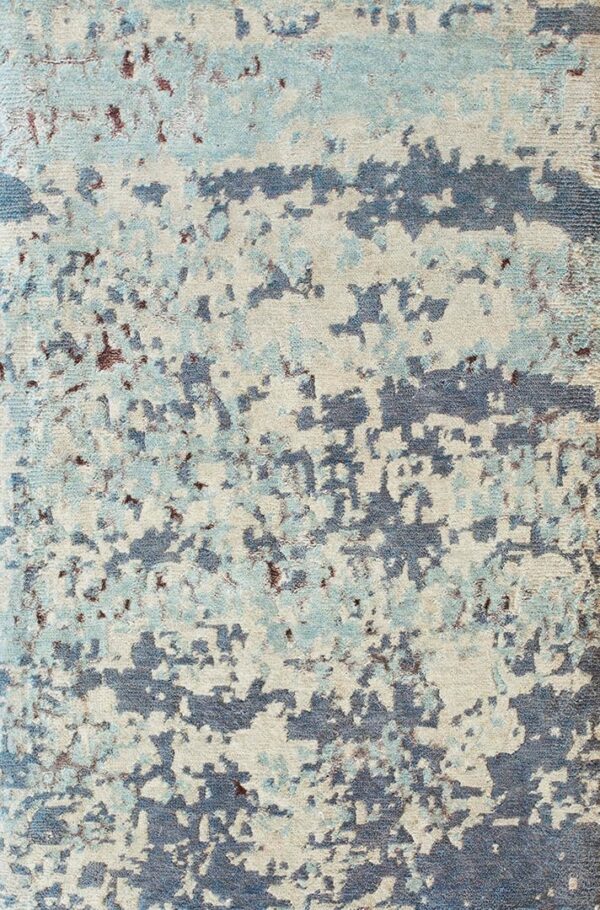 Contemporary tibetan rug, design 13057c 1 Contemporary american hooked rug, design 13057c