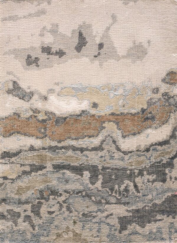 Contemporary nepali rug, design 13068 1 Contemporary american hooked rug, design 13068