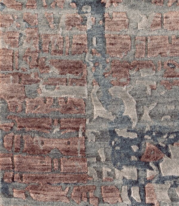 Contemporary nepali rug, design 13075a 1 Contemporary american hooked rug, design 13075a