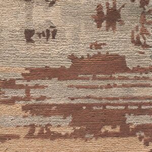 Contemporary American hooked rug, design 13079A