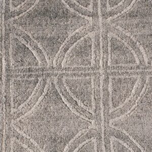 Contemporary American hooked rug, design 13080B