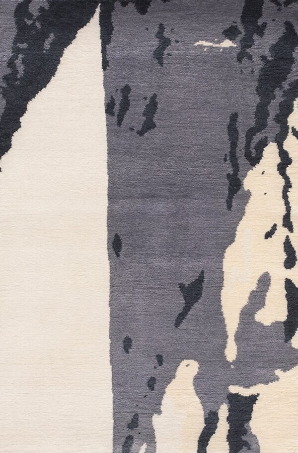 Contemporary nepali rug, design 13081b 1 Contemporary american hooked rug, design 13081b