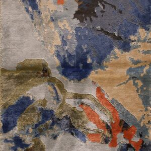 Contemporary American hooked rug, design 13084A