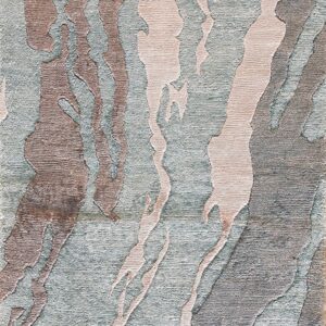 Contemporary American hooked rug, design 13095A