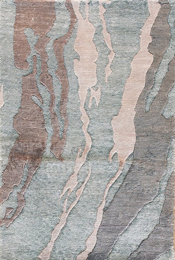 Contemporary american hooked rug, design 13095a