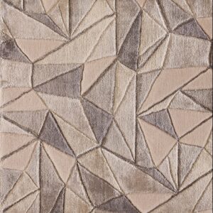Contemporary American hooked rug, design 13097